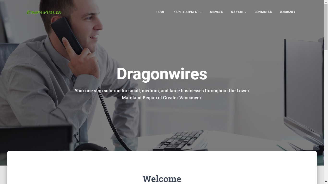 Website for tech company