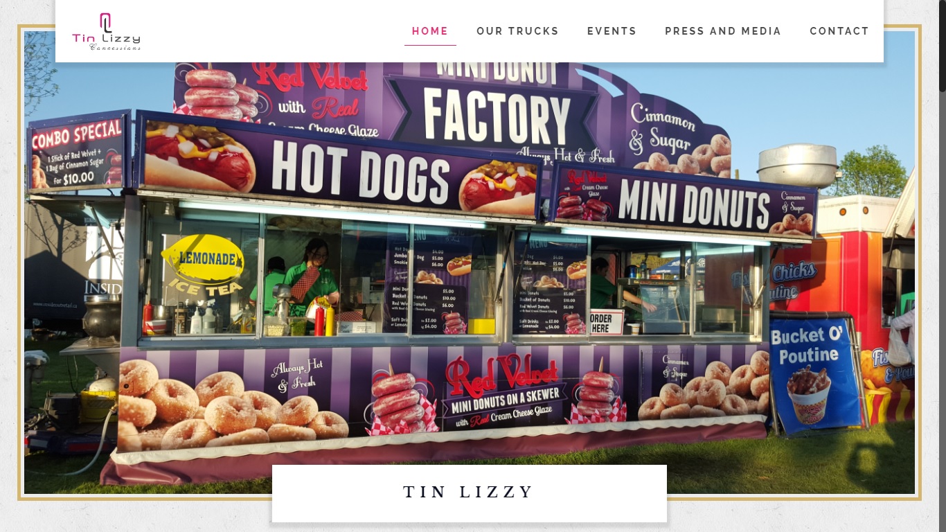 websites for food trucks