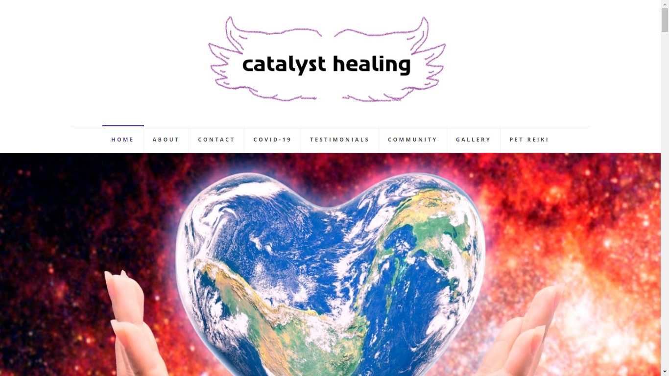 website for healing services code web design