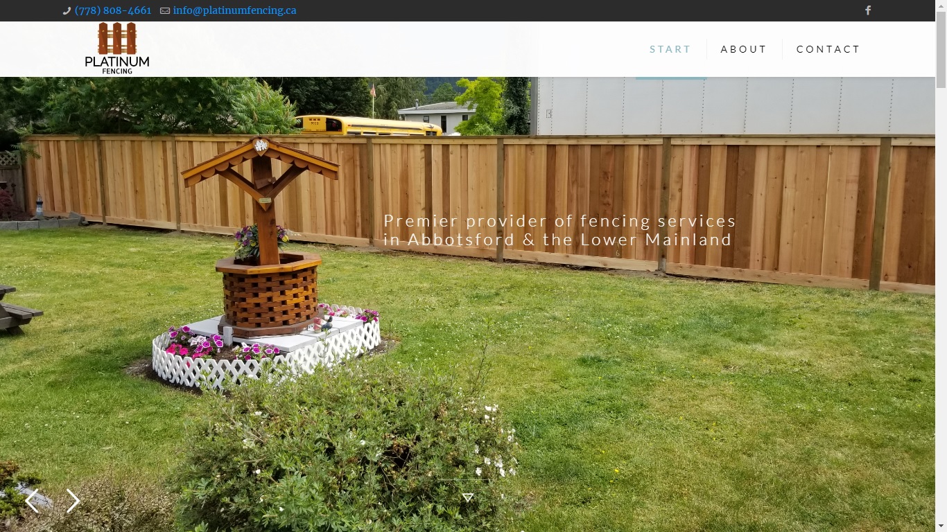 website for fencing company