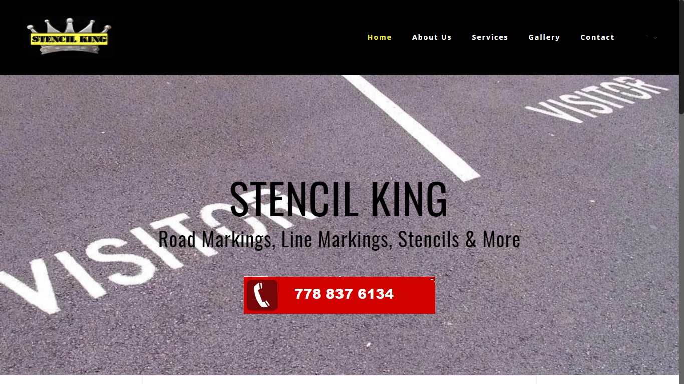 stencil king road markings line markings vancouver website